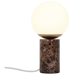 Nordlux - Lilly Lampa Stołowa Brown/Marble