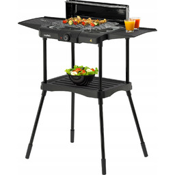 Lund Grill Elektryczny Ogrodowy Stojący 2000W Duży Stalowy