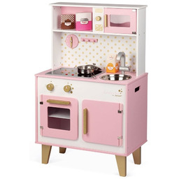 Janod Candy Chic Duża Kuchnia Drewniana z Dźwiękiem