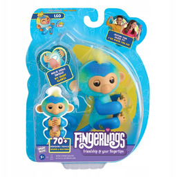 Cobi Figurka interaktywna Fingerlings Małpka Niebieska Leo