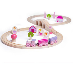 Kolejka drewniana dla dziewczynki, BJT022-Bigjigs Rail