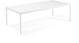 Stół konferencyjny QBUS, 2400x1200 mm, rama 4 nogi,