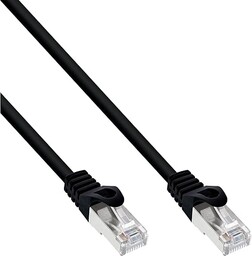 InLine 72555S kabel krosowy, SF/UTP, Cat.5e, czarny, 50m