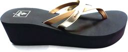 japonki damskie REEF BLISS WILD HI Brown/Gold