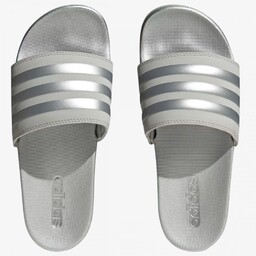 Klapki Adidas Adilette Damskie Srebrne