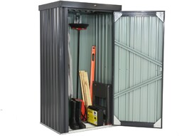 Szafa ogrodowa metalowa wysoka Dakota StoreBoss antracyt