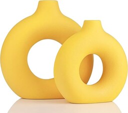 Wazony w kształcie pączka, okrągły matowy wazon ceramiczny