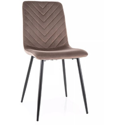 Krzesło Daren Velvet Cappuccino