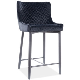 Półhoker Colin B Velvet H 2 Czarny