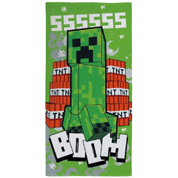 Duży Ręcznik Plażowy z mikrofibry Minecraft 70 x