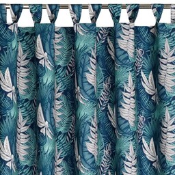 EUROFIRANY Zasłona Garden 155 x 220 cm Turkusowo-miętowy