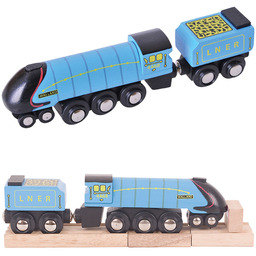 Parowóz Mallard, BJT440-Bigjigs Rail, kolejki dla dzieci