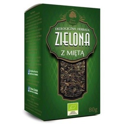 DARY NATURY Herbata zielona z miętą 80g