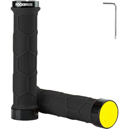 Gripy rowerowe Rockbros 40720007001 z odblaskiem - czarne