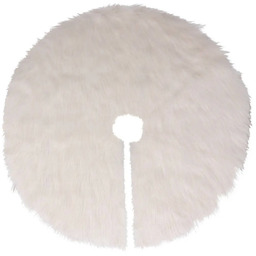 Atmosphera Dywanik pod choinkę futrzany, Ø 90 cm