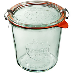 Weck Słoik z pokrywką, uszczelką i zapinkami 580