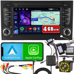 RADIO SAMOCHODOWE do AUDI A4 ANDROID 15 CARPLAY