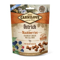 Carnilove Dog Snack Fresh Crunchy Struś Ostrich Blackberries