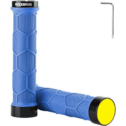 Gripy rowerowe Rockbros 40720007003 z odblaskiem - niebieskie