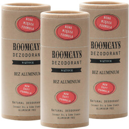 ROOMCAYS Naturalny dezodorant dla mężczyzn w papierowej tubie