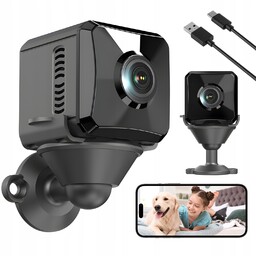 Bezprzewodowa Kamera Mini Z Czujnikiem Ruchu I Chmurą