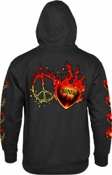 bluza męska BONES HEART AND SOUL HOOD Black