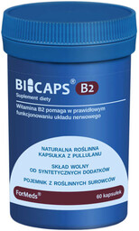 Suplement diety, BICAPS Witamina B2 Ryboflawina 40mg 60
