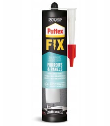 Klej Montażowy Pattex Fix Lustra Szkło Panele 440G
