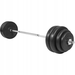 Sztanga prosta winylowa Gorilla Sports 70 kg regulowana