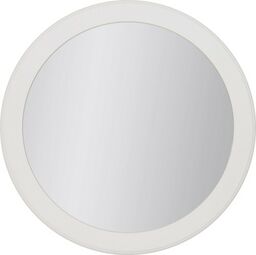Lustro łazienkowe okrągłe białe 70cm FINEA