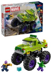 LEGO Marvel, klocki, Monster truck Hulka kontra Thanos,