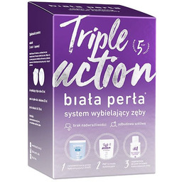 Zestaw Triple Action do wybielania zębów w domu