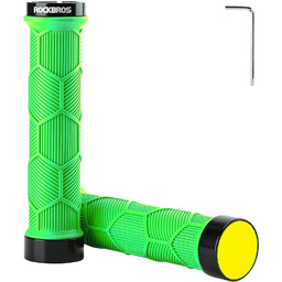 Gripy rowerowe Rockbros 40720007005 z odblaskiem - zielone