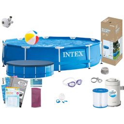 Basen Intex 305x76 Ogrodowy Stelażowy 28202 13w1