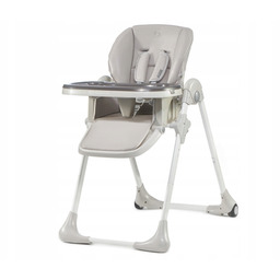 Krzesełko do karmienia Kinderkraft Yummy Szary