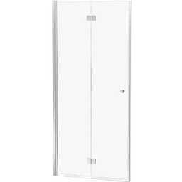NEW TRENDY Drzwi prysznicowe SUPERIA 80x195 składane chrom