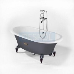 ROCA A233650002 Newcast wanna 170x85 cm czarny korpus