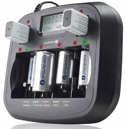 Ładowarka uniwersalna everActive NC-900U do akumulatorków i akumulatorów