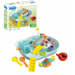 Playmobil Junior Aqua 71654 Zjeżdżalnia wodna z placem