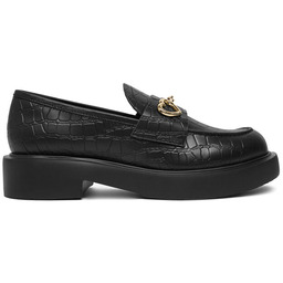 Loafersy LOVE MOSCHINO JA10394G1MIB0000 Czarny
