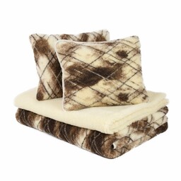 Kampol Komplet wełniany merynos - (kołdra 220x200, 2