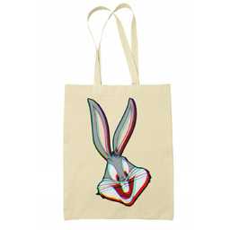 Torba Shopper-Materiał-Na Ramie-Prezen-Królik Bugs