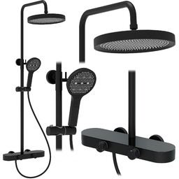 Rea Zestaw Prysznicowy REA Creo Czarny