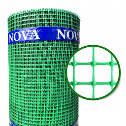 Siatka Ogrodzeniowa Zielona Rabatowa Plastikowa Wszechstronna 1,2m x