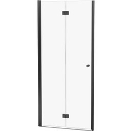 NEW TRENDY Drzwi prysznicowe SUPERIA BLACK 80x195 składane