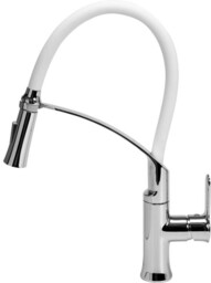 Fala BATERIA ZLEWOZMYWAKOWA Z ELASTYCZNĄ WYLEWKĄ FLEXIBLE 2-WHITE