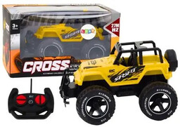 Terenówka RC 1:18 żółta - Leantoys