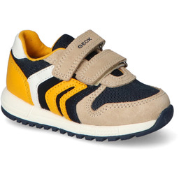 Sneakersy Geox B453CA/02214/C6659 Taupe/Granat