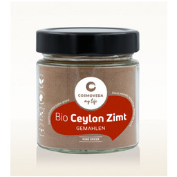 BIO Cynamon z Cejlonu 80g Cosmoveda (nowe szklane