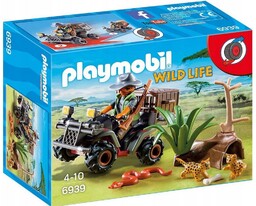 Playmobil Wild Life Kłusownik z quadem 6939 wąż
